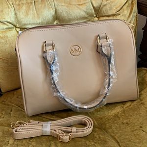 Marilyn Monroe taupe beige handbag with shoulder strap